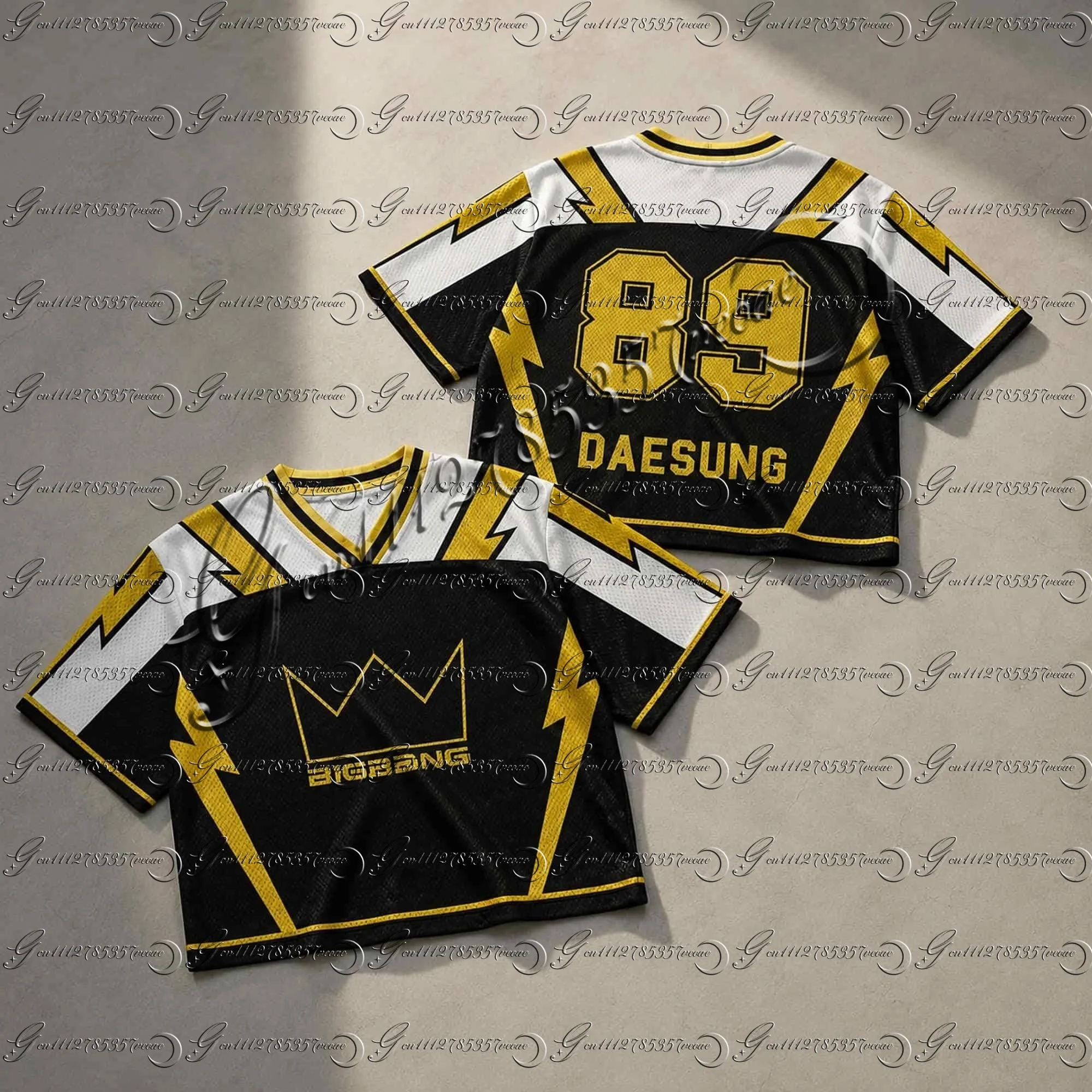2026 Herren Damen Bigbang G-Dragon Taeyang The Throne Returned Trikot Geschenk für Fans Übergröße Mode Streetwear Top Familien-Partnerlook – Detail 9