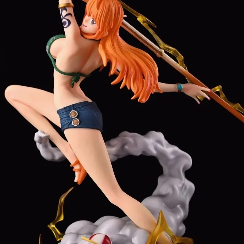 ฟิกเกอร์อนิเมะวันพีซ นามิ ขนาด 28 ซม. ฟิกเกอร์เซ็กซี่ ซีอุส แอคชั่นฟิกเกอร์ วัสดุ PVC ของสะสม ของเล่น ตกแต่งบ้าน ของขวัญ