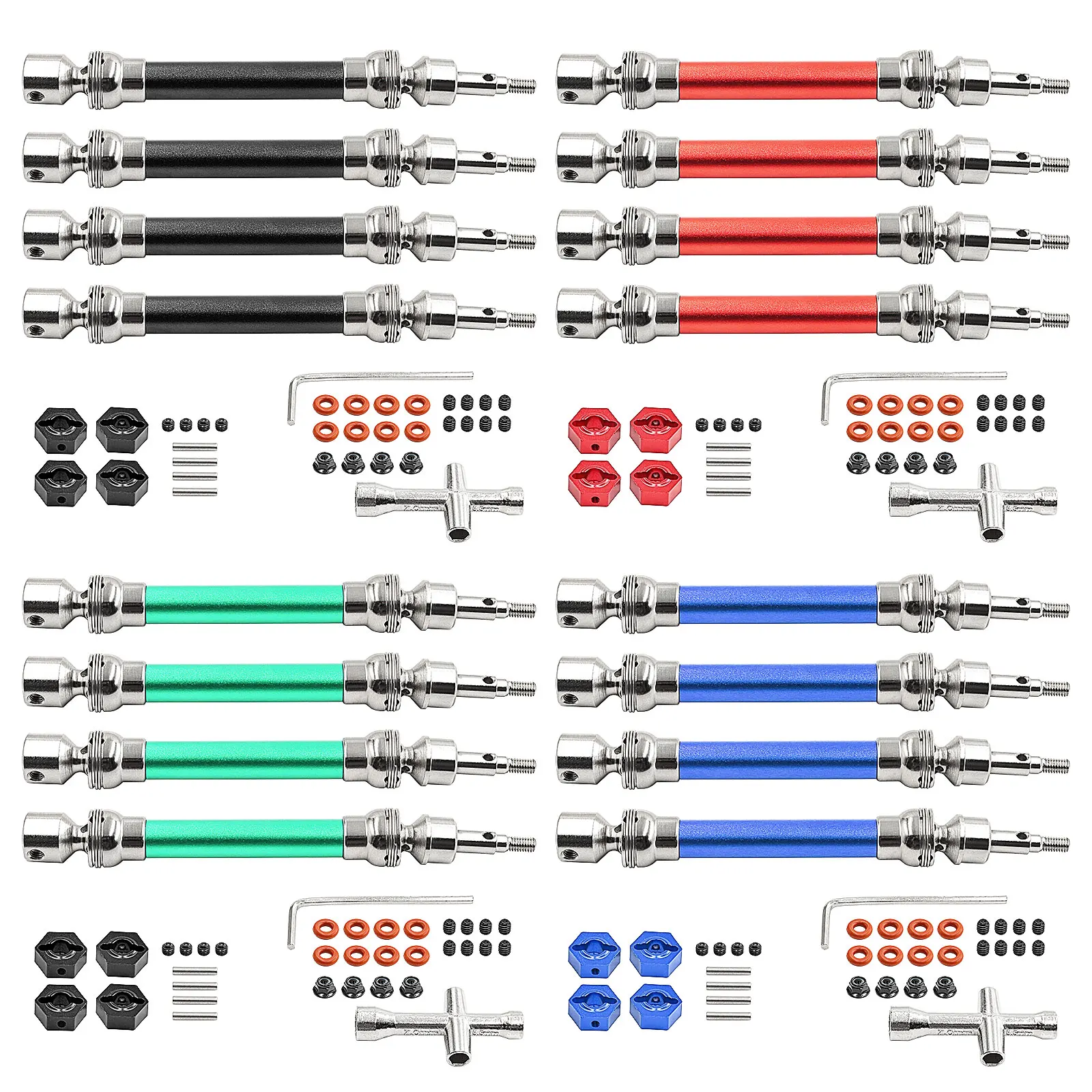 

45 # Головка из закаленной стали + корпус из алюминиевого сплава, универсальный универсальный шарнир CVD для ARRMA 1/10 BIG ROCK 3S BLX, обновленная часть