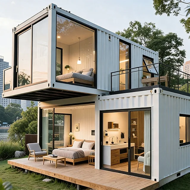 Pre Fabricated Homes Modular 2-story Container House