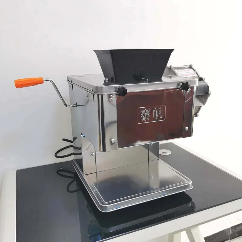 850W Electric Meat Slicer Machine Stainless Steel Fresh Meat Cutting Diced  Slicer Machine High Quality Meat Cutting Machine