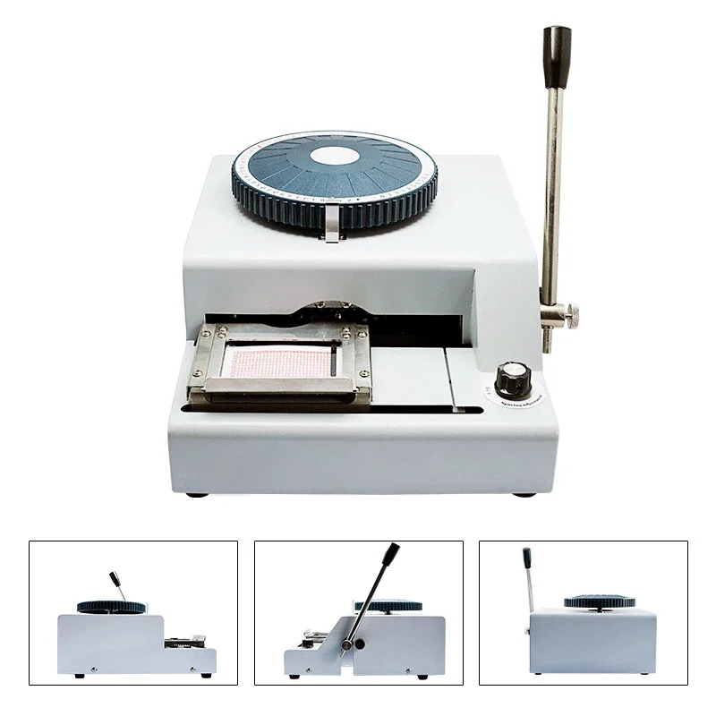 For Plastic Card Code Embossing Machine PVC code embosser