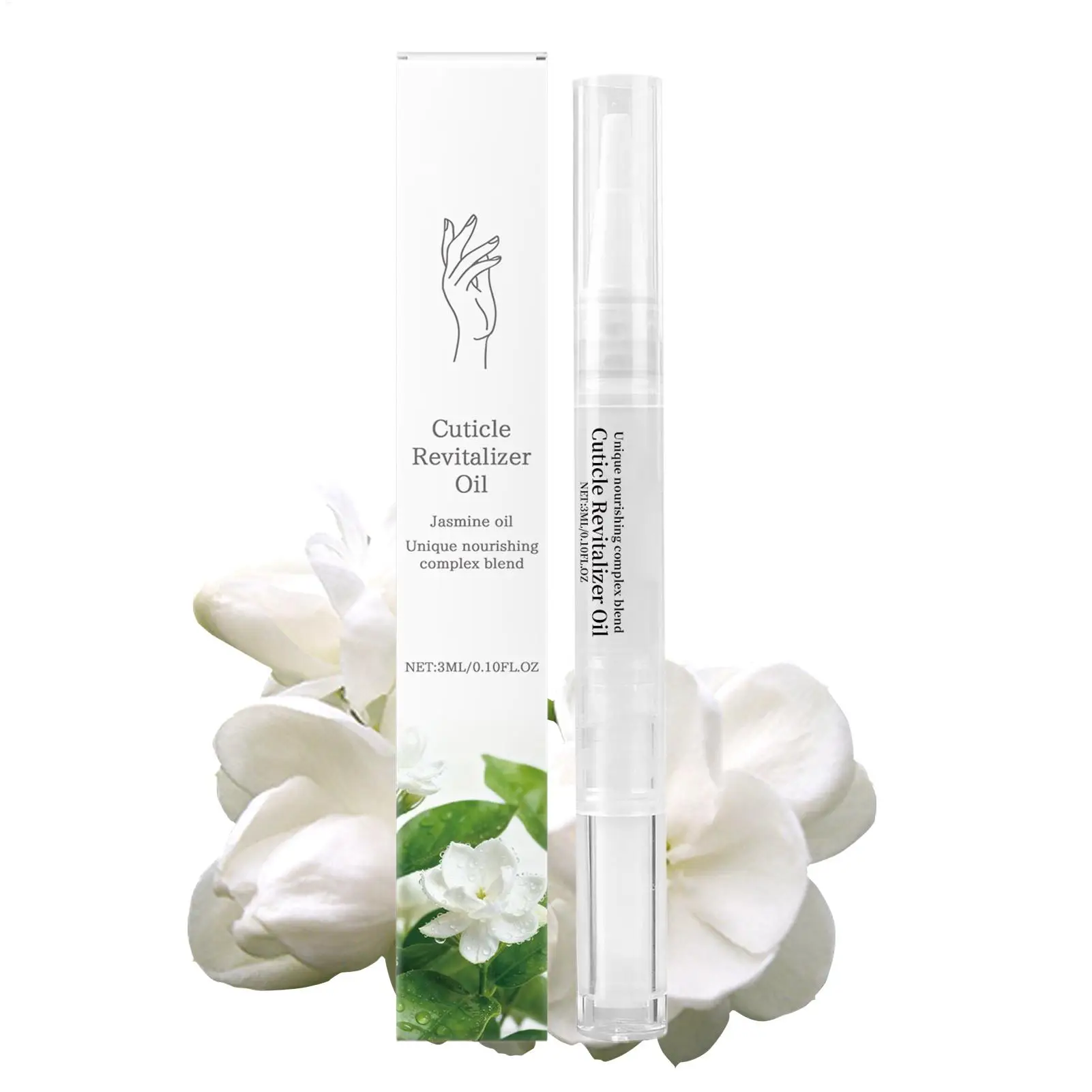 قلم زيت الأظافر مرطب ومغذي ومقوي لنمو الأظافر من أجل أظافر الأظافر الرقيقة الجافة والرقيقة والقدمين