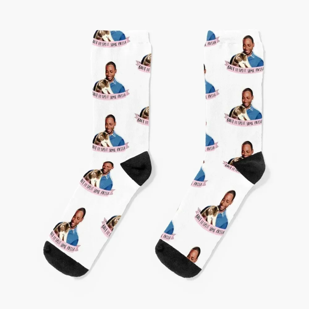 

*winston and furguson bout to split some pasta* Socks loose christmas gifts floral funny sock Socks Female Men's