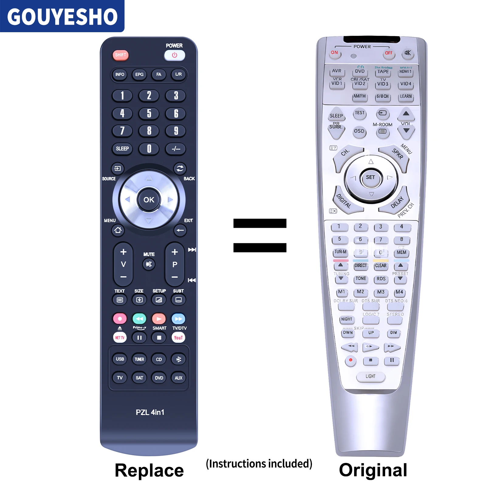 New Remote Control for Harman Kardon AV AVR132 AVR2000 AVR230RDS AVR235 AVR2500 AVR-130 AVR-135 AVR-137 AVR-138 AVR140 AVR145