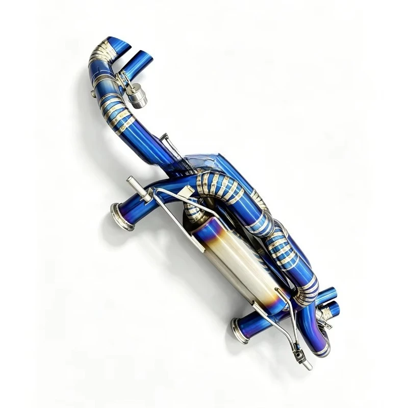 High Performance Valvetronic Exhaust System for Audi R8 V10 5.2l V8 4.2l Tuning Axleback Exhaust Pipes Titanium Alloy Custom