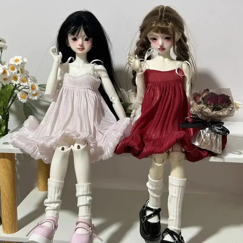 

Handmake Doll Elegant Carfigans Mini Fashion Casual Clothes Dresses DIY Accessories Cute for 1/4 BJD 45cm Dolls