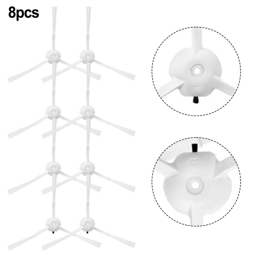 8pcs Side Brush For TAMA H14 For Innos R7 For LIHHAS LH90 Vacuum Cleaner Household Merchandises Replacement For Floor Cleaning