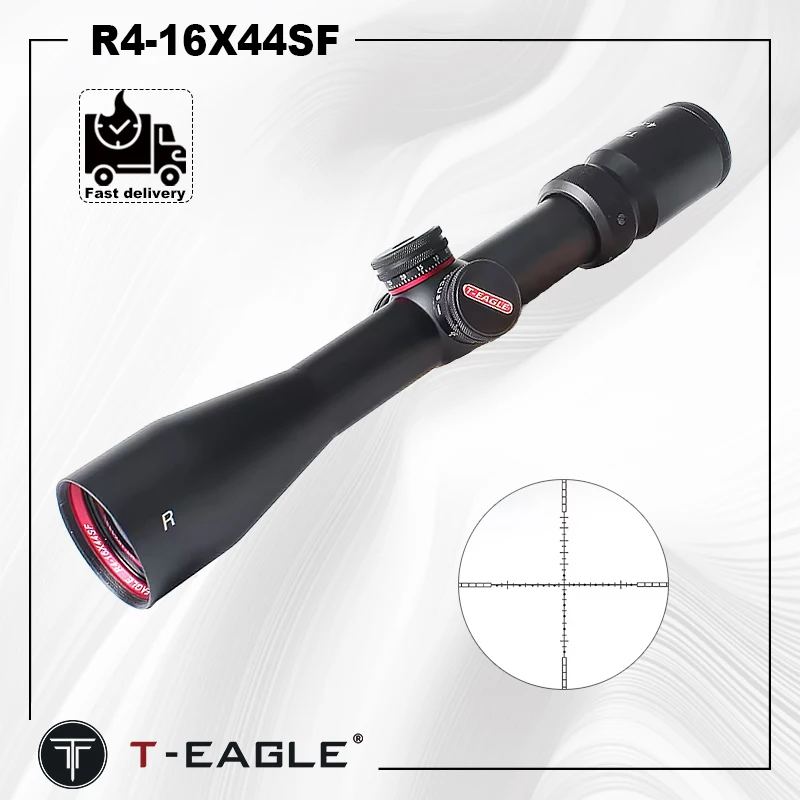 

T-EAGLE R4-16X44SF Optical Sight Tactical Long Range Spotting Scope for Rifle Hunting Ak Airsoft Pistol Weapons Accessories