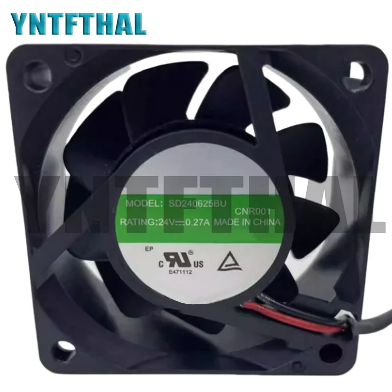 

New SD240625BU 6025 24V 0.27A 6CM 2-Wire Cooling Fan