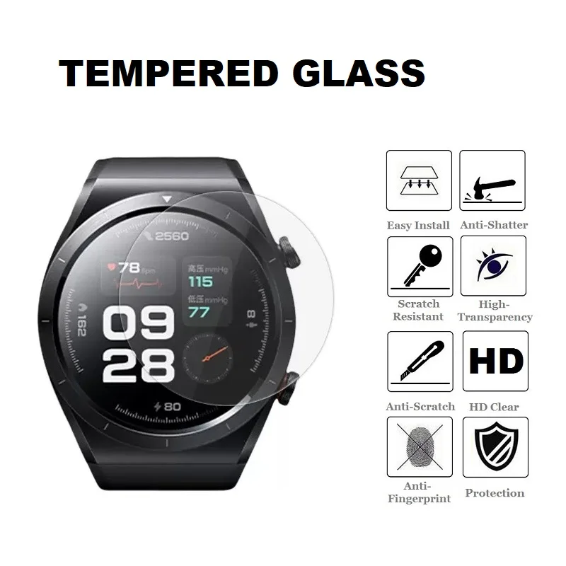 Xiaomiスマートウォッチ用強化ガラス保護フィルム,スマートクロック用強化ガラスプロテクター,傷防止,5個
