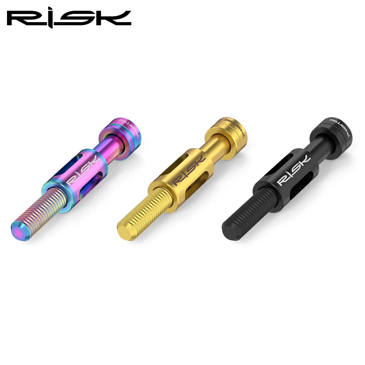 RISK M5x40 Bicycle Speedometer Holder Bolts Bike Computer Mount Extension Screw Set Stem-Mount Extension Bracket Light Clip