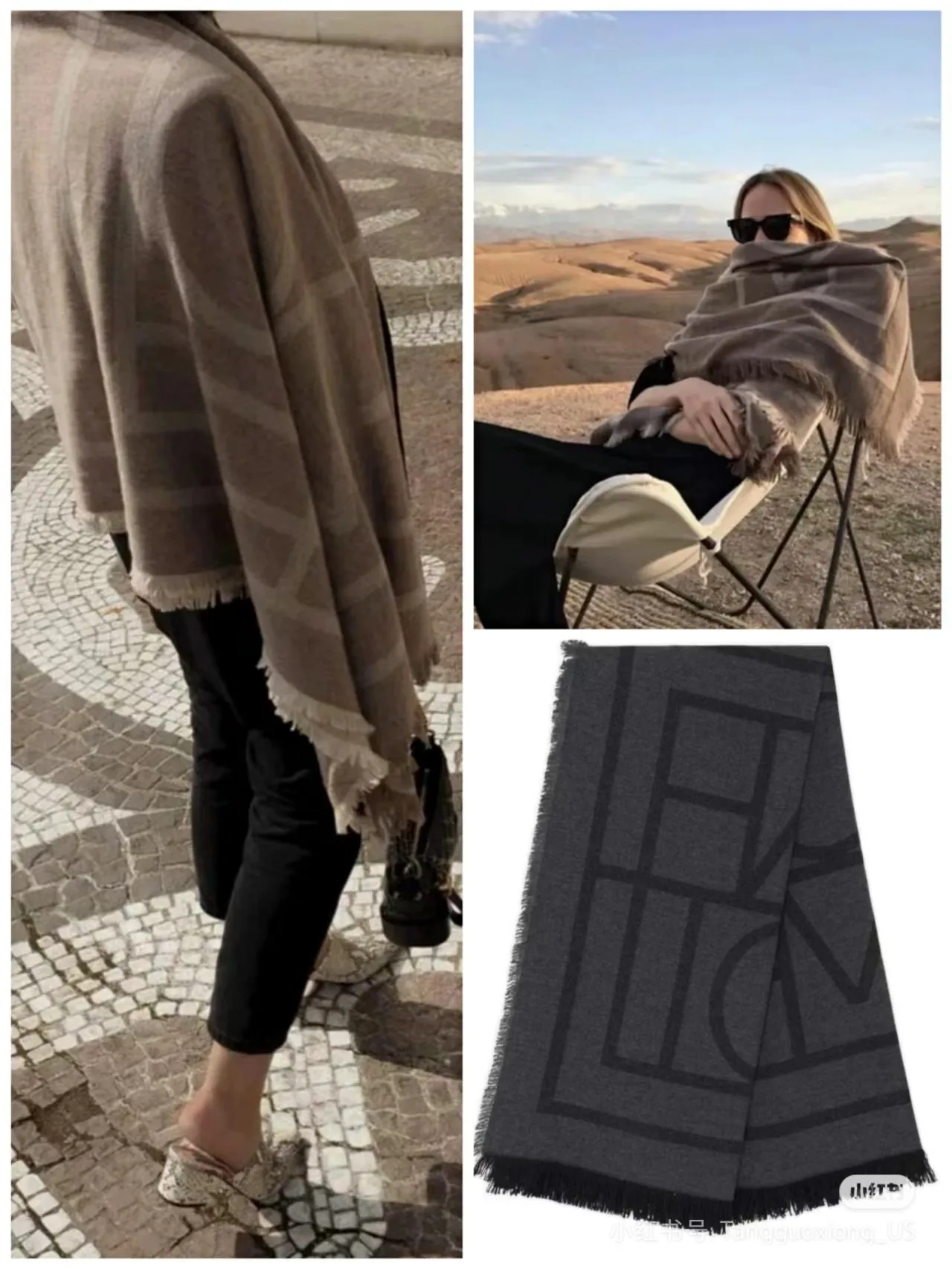 TOT Nordic Brand Logo Design Women Luxury Wool Shawl for Winter Lady Fashion Long Scarves Free Shipping