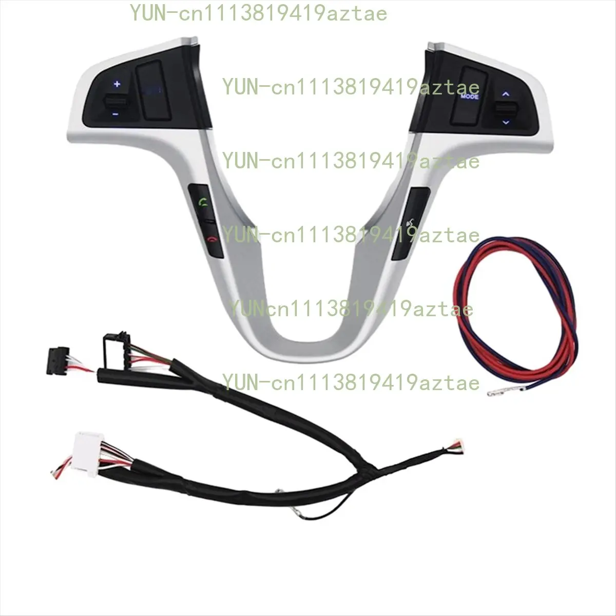 DT07 Multifunction Steering Wheel Switch with Harness for Hyundai ACCENT Solaris Steering Wheel Button 96700-1R0304X B