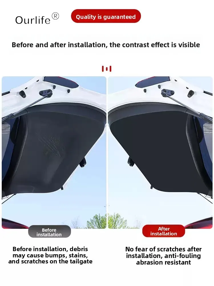 For GAC Trumpchi GS4 5th 2026  Car Trunk Door Mat Leather Anti-fouling Mat Anti-scratch Interior Protective Cover Accessories