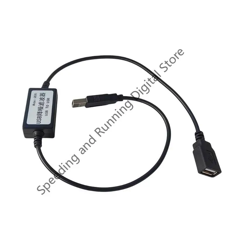 USB Noise Filter Speaker Line Ground Loop Noise Isolator Eliminate for Car Stereo System Home Stereo