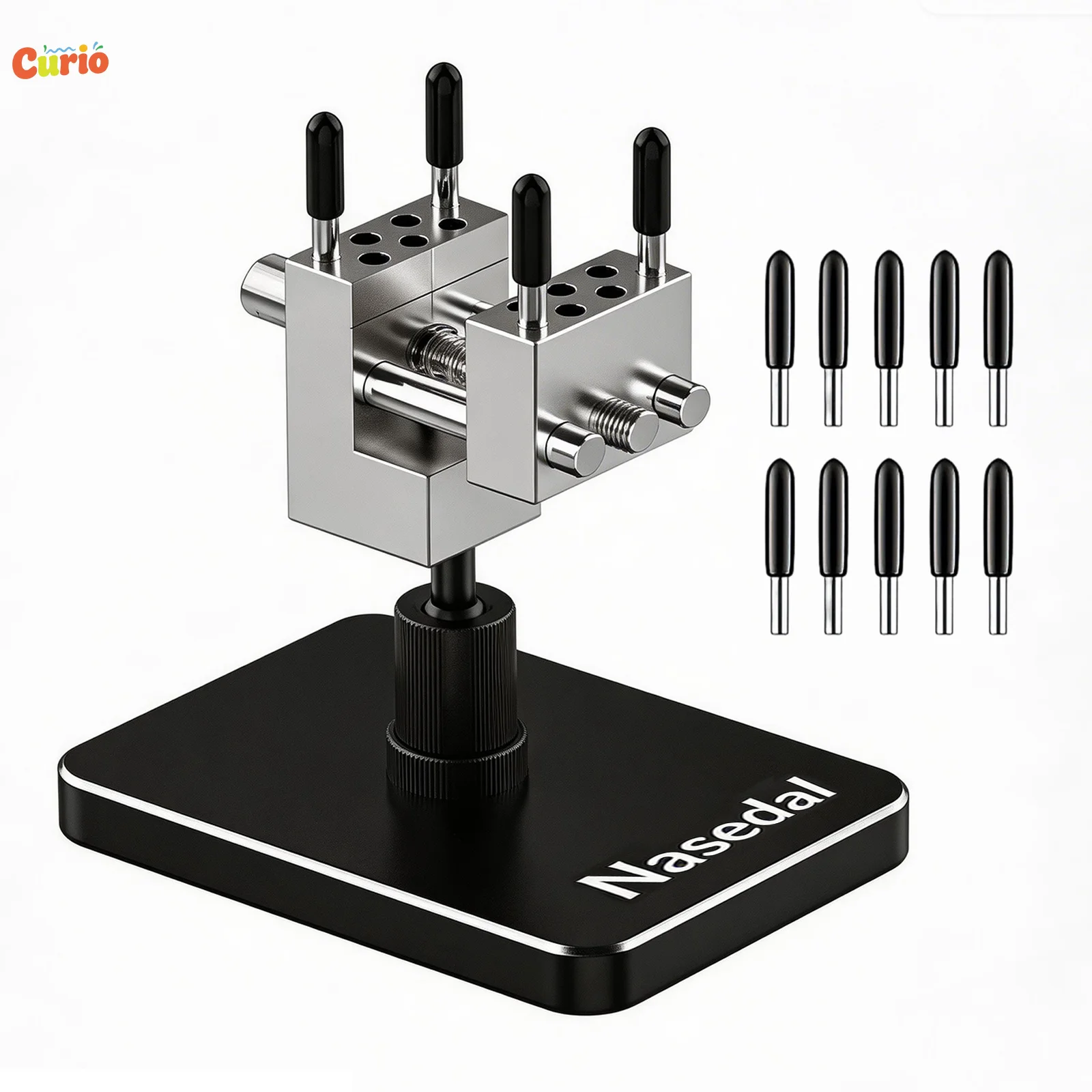 Nasedal 2 en 1 Mini Tornillo de Banco Portátil para Modelismo a Escala, Abrazadera de Precisión para Fijación de Modelos a Escala, Herramientas y Accesorios DIY