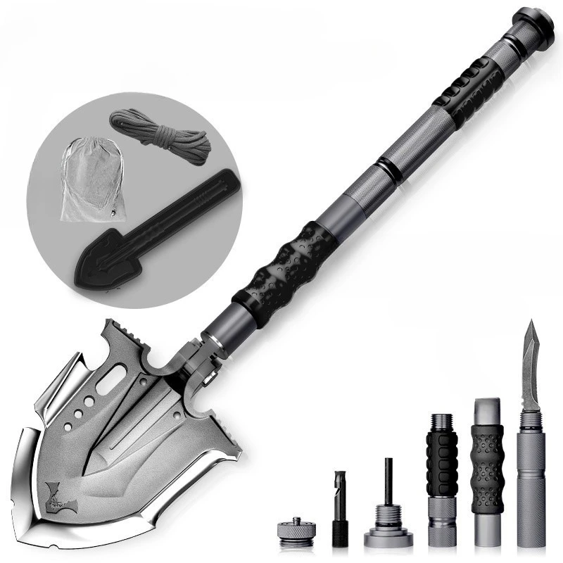 

Car camping equipment spade military shovel manganese steel outdoor fishing