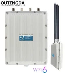 11ax wifi6-ワイヤレスアクセスポイント,防水デュアルバンドルーター,デュアルバンド,2.4および5.8GHz,ハイパワー,802.3af,Poe ap