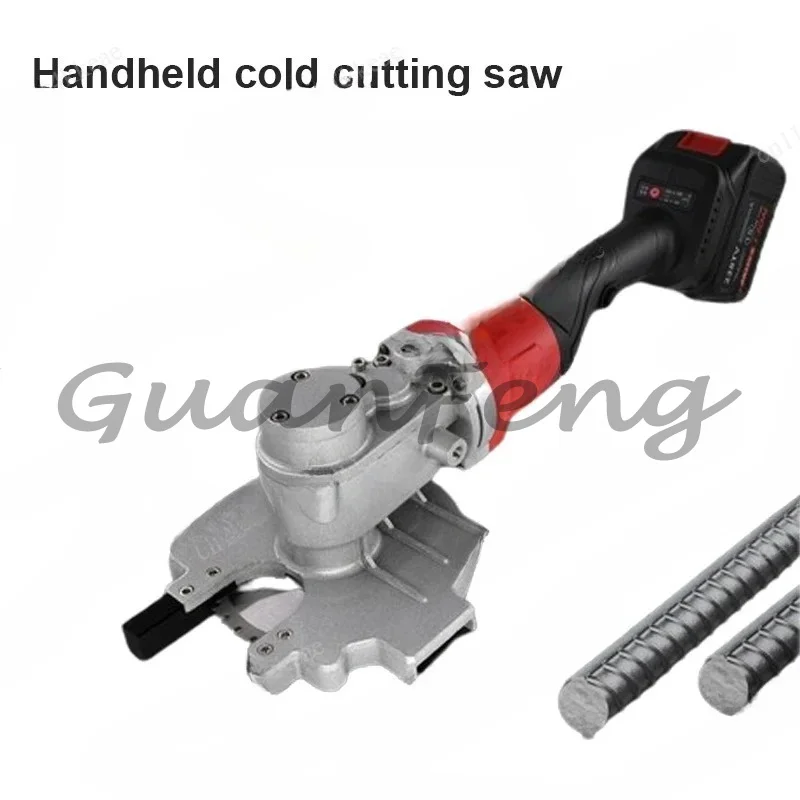 Handheld cordless rechargeable rebar cutters for cutting machines