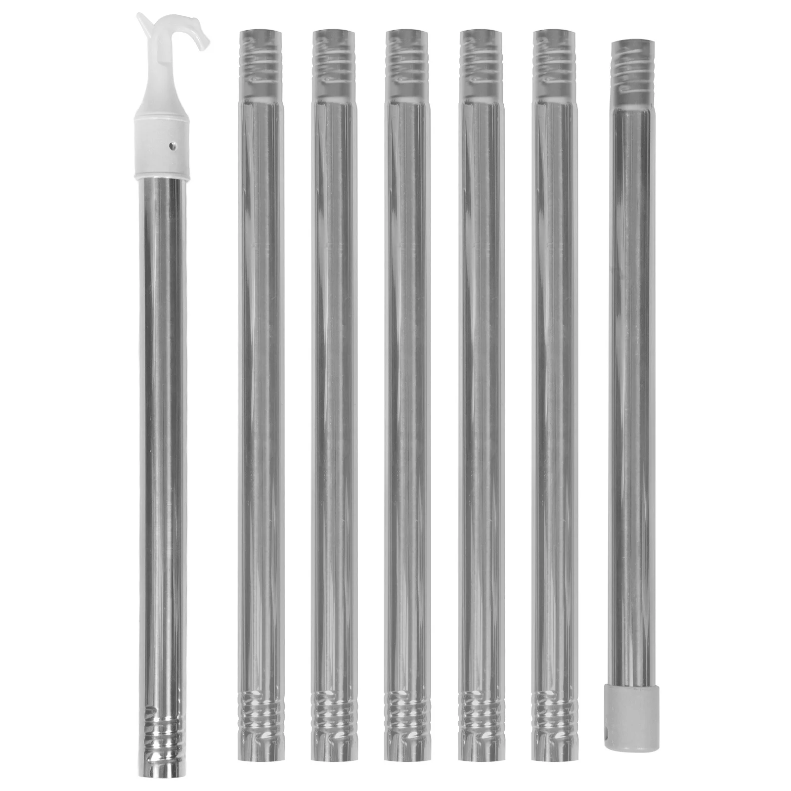 

2.8M Window Opener Rod Stainless Steel Blind Push Pull Rod For Skylight Shade Drapery Draw Wand Roof Window Pole Awning Reach