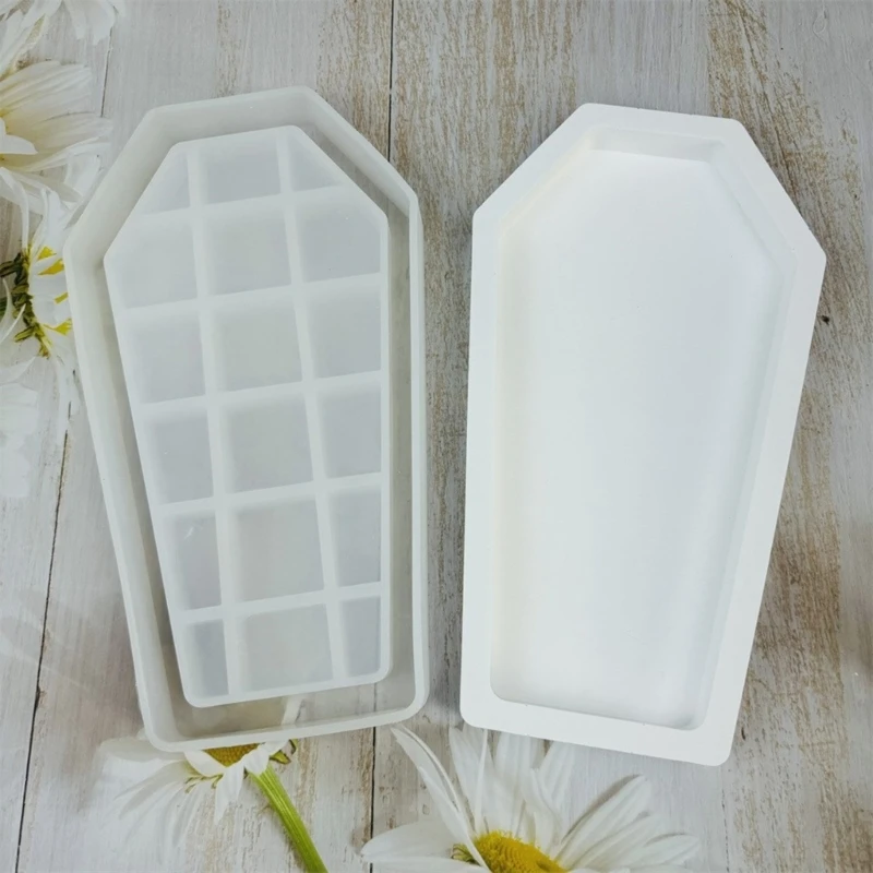 Coffin Storage Box Silicone Mold with Lid DIY Crystal Epoxy Resin Molds Jewelry