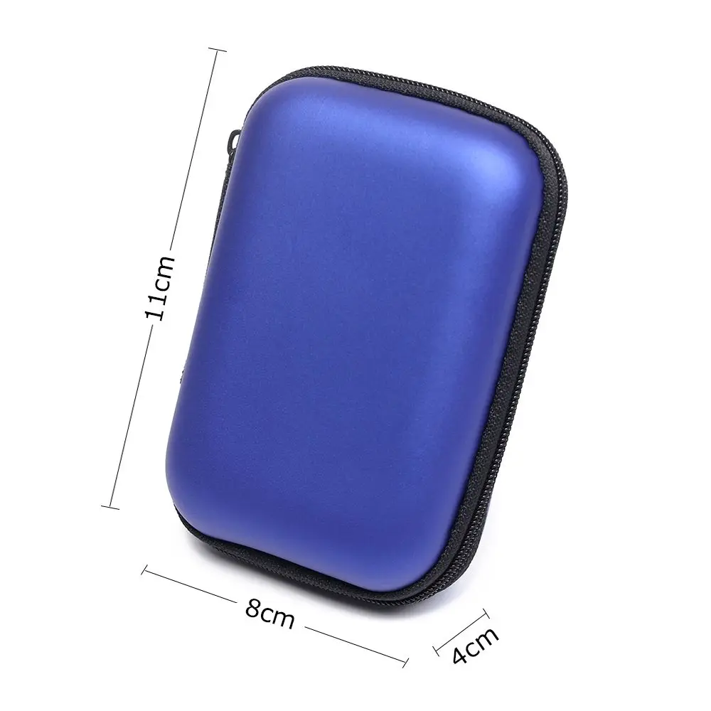 Mini Memory Card Case Cable Organizer Carry Pouch Storage Box Coin Purse Earphone Bag