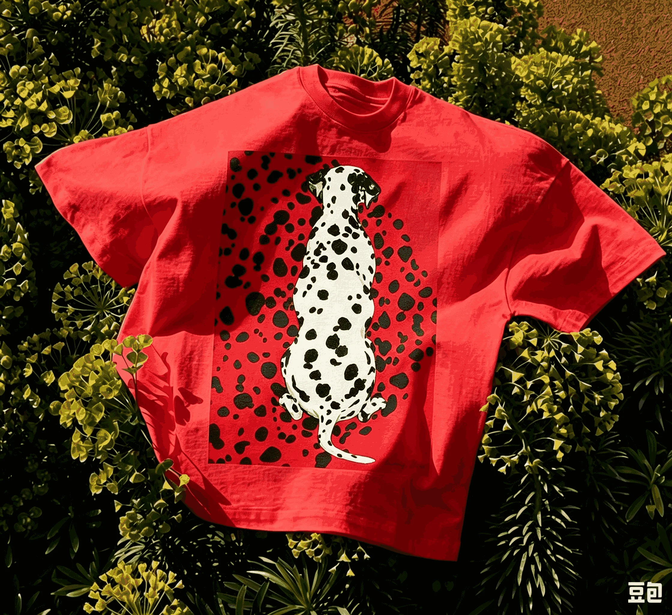 Dalmatian Dog T-shirt Streetwear Trendy Cotton Oversized Unisex Fashion Vintage Hip Hop Print T-shirts for Men Women hot product