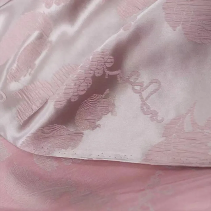 Silk Micro Elastic Cheongsam Hanfu Shirt New Chinese Fabric 28 M 140 Width Squirrel Grape Gray Pink