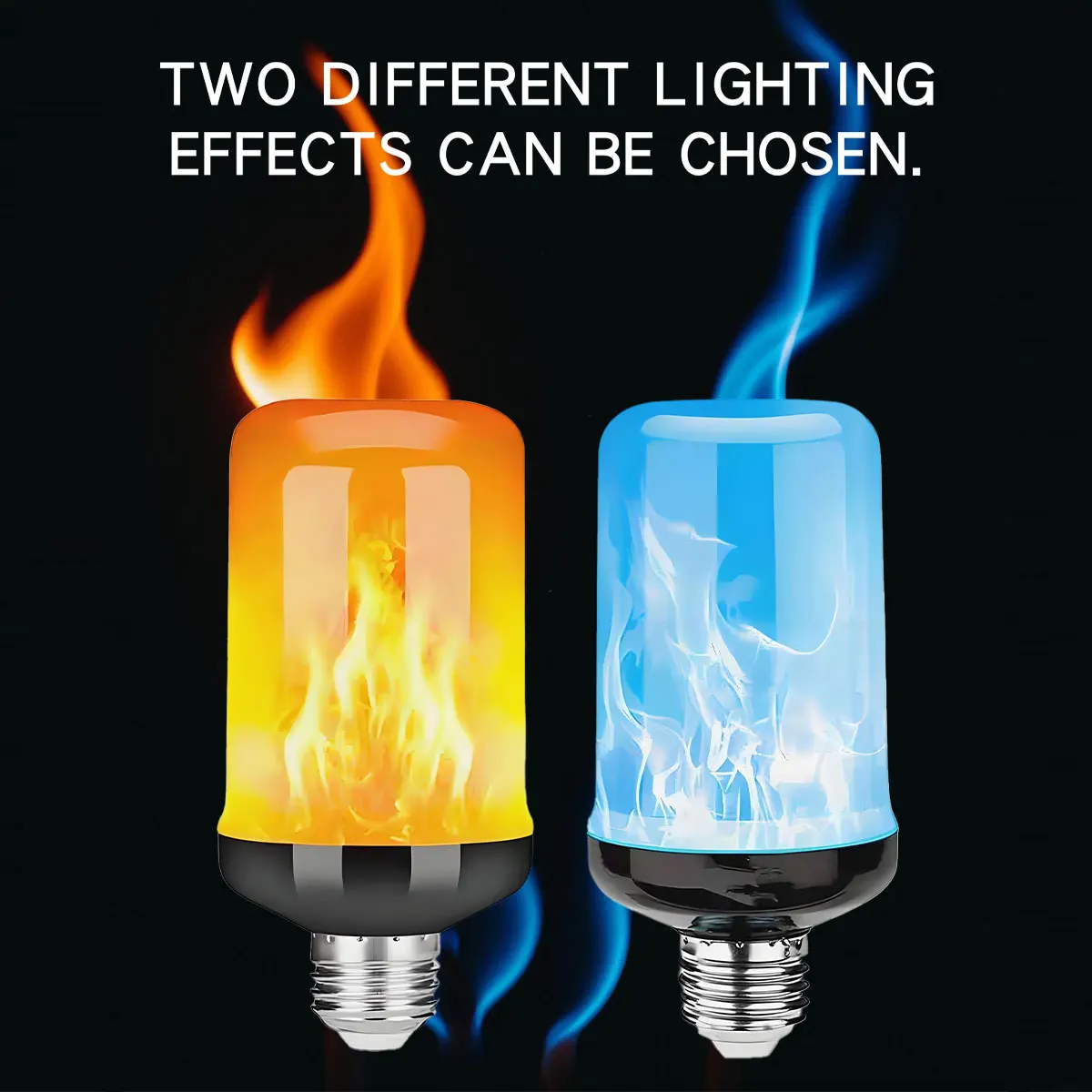 E27 LED Flame Effect Light Bulb Flickering Fire Lamp For Party Festival Garden Home Decor Outdoor Holiday Atmosphere Lighting