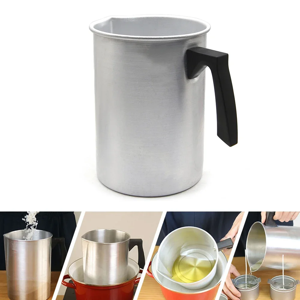 

2/3L Candle Melting Pot - Stainless Steel Wax Pouring Pot - Home DIY Candle Making