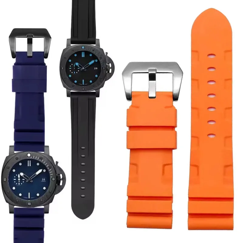 Silicone Watch Band for Panerai PAM Series (22/24mm)