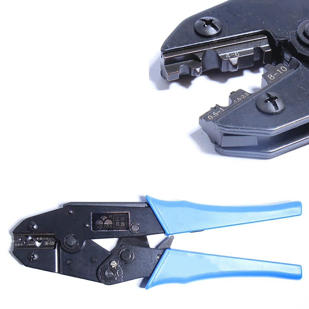 Crimping pliers pliers most types non-insulated HS-101 hardness tool plug spring Crimping terminals Electric Wiring Cold Pressed