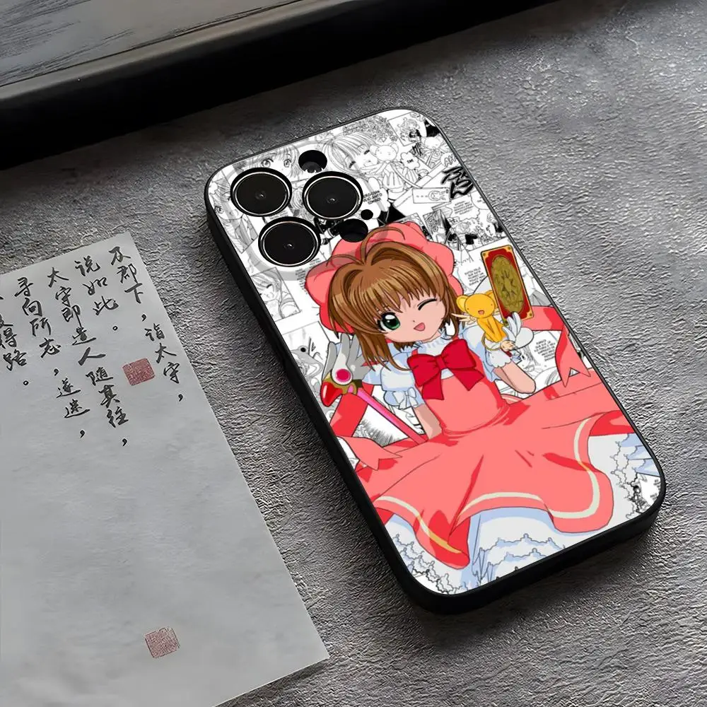 CardCaptor Sakura Anime Phone Case Funda for iphone 14 13 16 11 15ProMax 12 Pro Max Mini Xr Xs X 7 Plus Covers