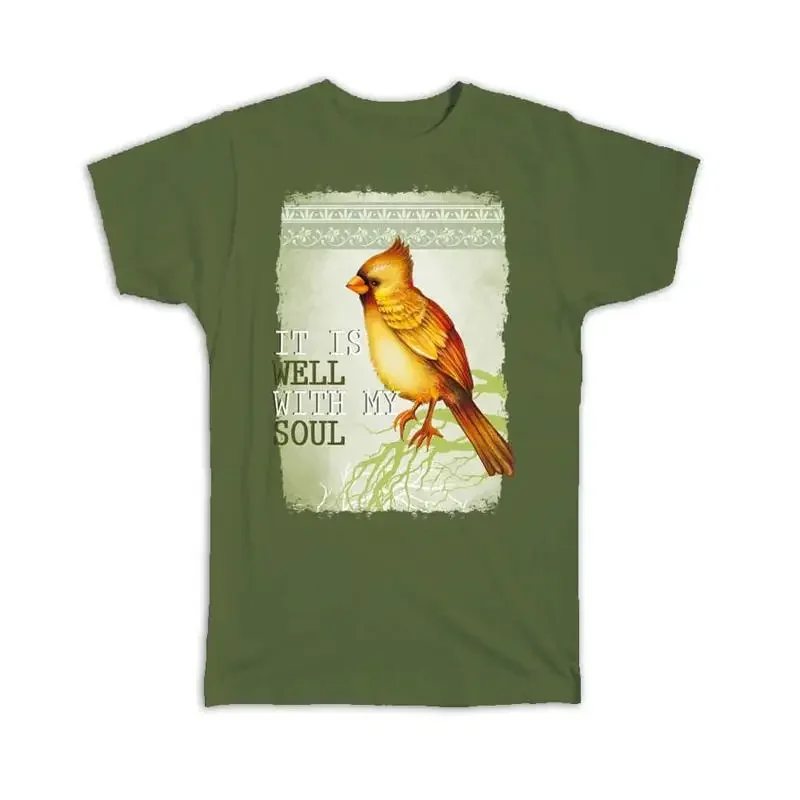 Well With My Soul Bird Grieving Lost Loved One Grief Healing T shirt