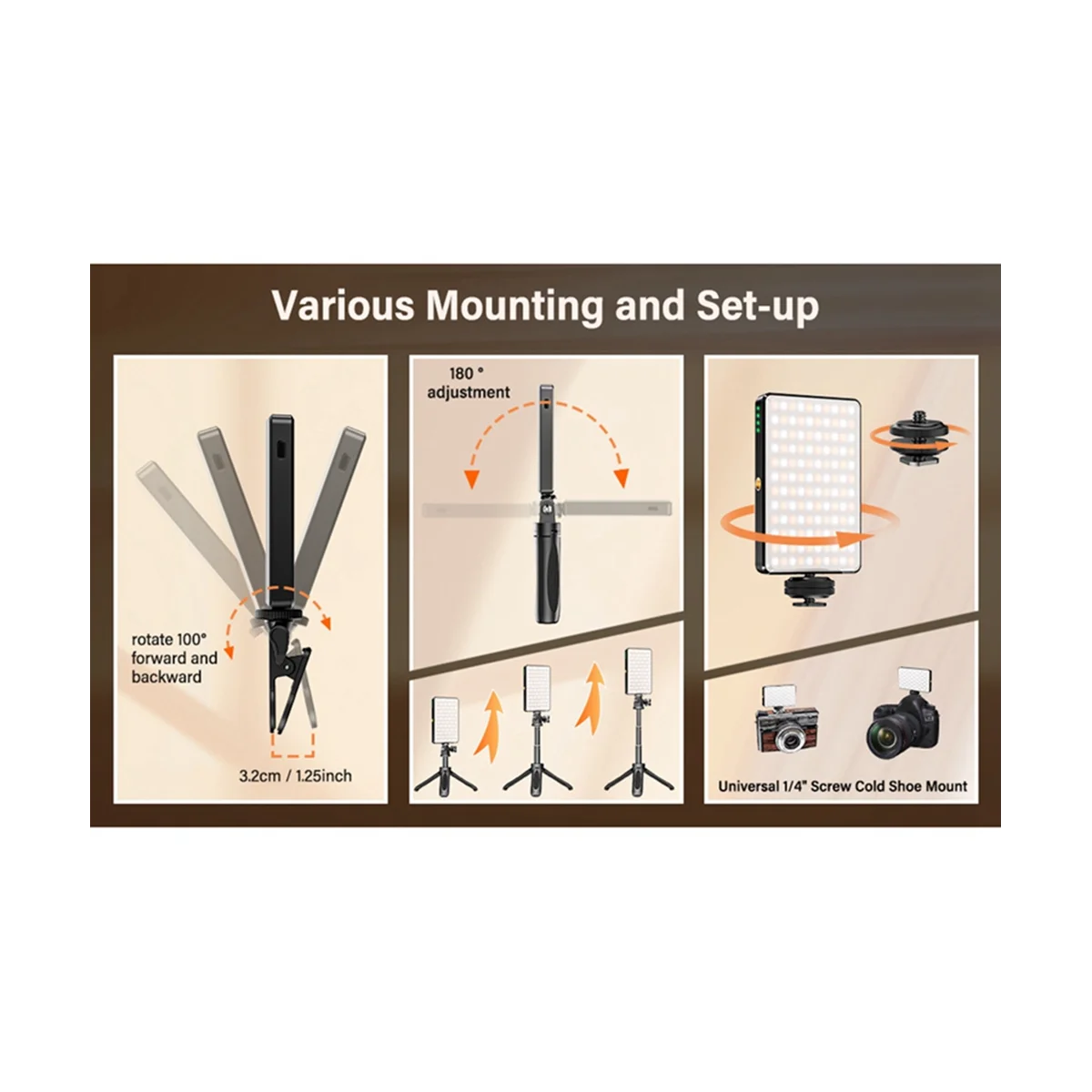 Mobiele Telefoon Vul Licht 120 Led 2500-9000K Kleur Temperatuur Flat Licht Camera Foto Video Live Streaming Pocket Light