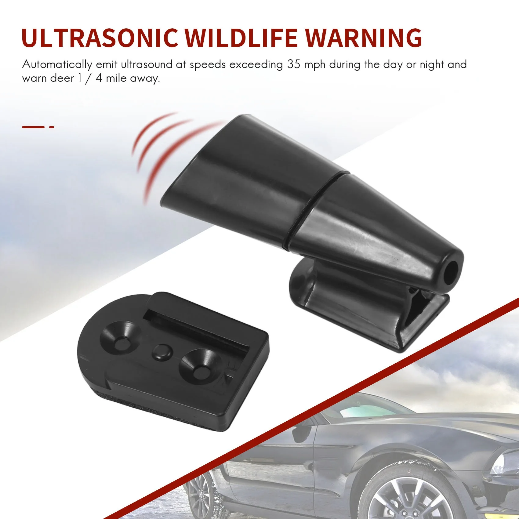 

F9-8Pcs Save A Deer Whistles Deer Warning Devices For Cars & Motorcycles Suv Atv Deer Collisions Car Deer Warning Ultrasonic Wil