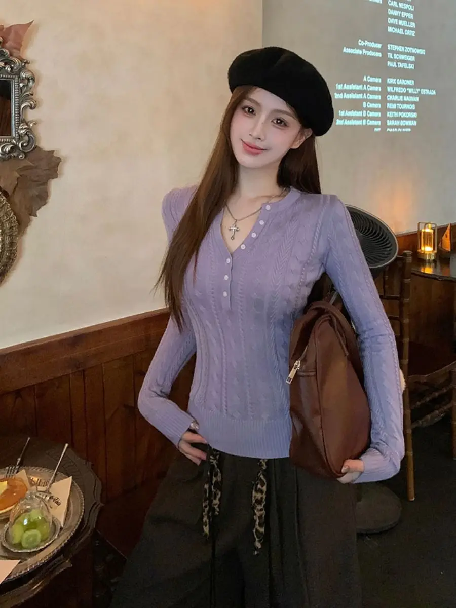 

Женские пуловеры из мохера, однотонные, Зима 2026, с асимметричным подолом, шерстяной вязаный свитер, уличный стиль, повседневный, свободный крой, теплый топ, модный, BF