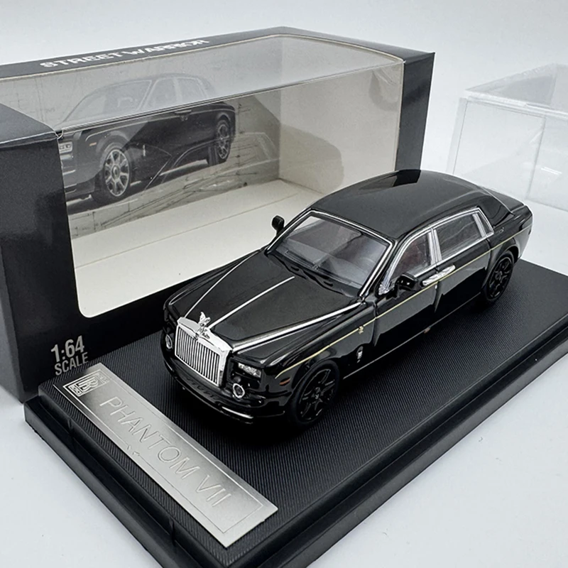 

SW 1/64 Rolls Royce Phantom VII, гоночный автомобиль из сплава, литье под давлением и игрушечный транспорт, модель автомобиля, миниатюрная масштабная модель автомобиля для детей