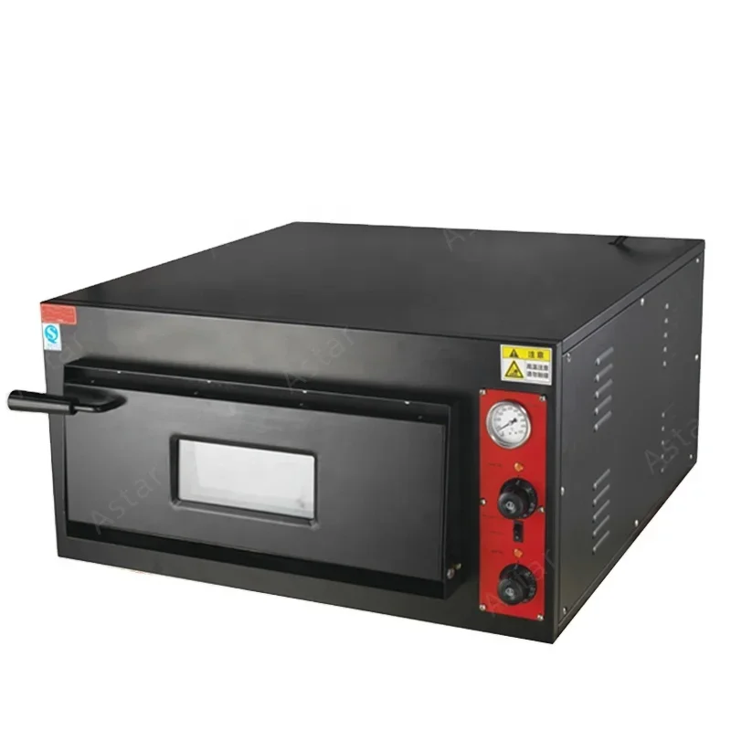 Factory Lower Price Stainless Steel Body Mechanical Timer Control Professional Bakery Commercial Electric Pizza Oven