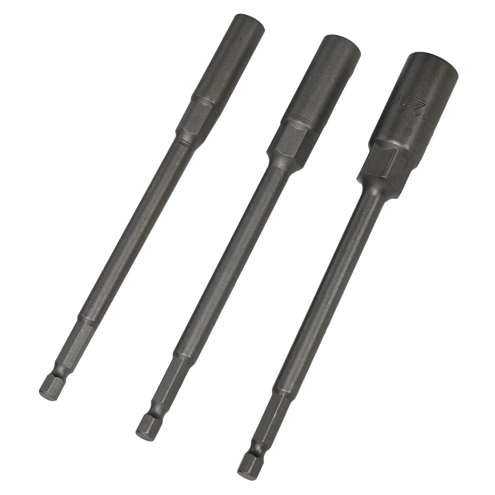Auto Parts Electric Screwdrivers Socket Wrench Socket Tool 3pcs Hex Nut Sockets Adapter 34mm Chrome Vanadium Steel
