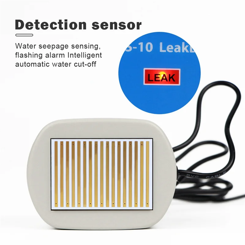 

【NEW】Leakage Detector Water Purifier HM Leakage Alarm With Protection Valve Water Pipe Leakage Detector Automatic Shutdown