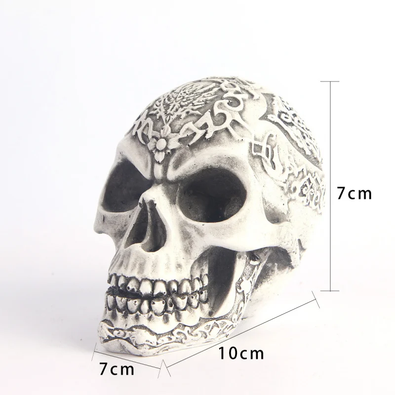 Halloween Gift Fashion Nordic Ornament Resin Ghost Unique Skull Head