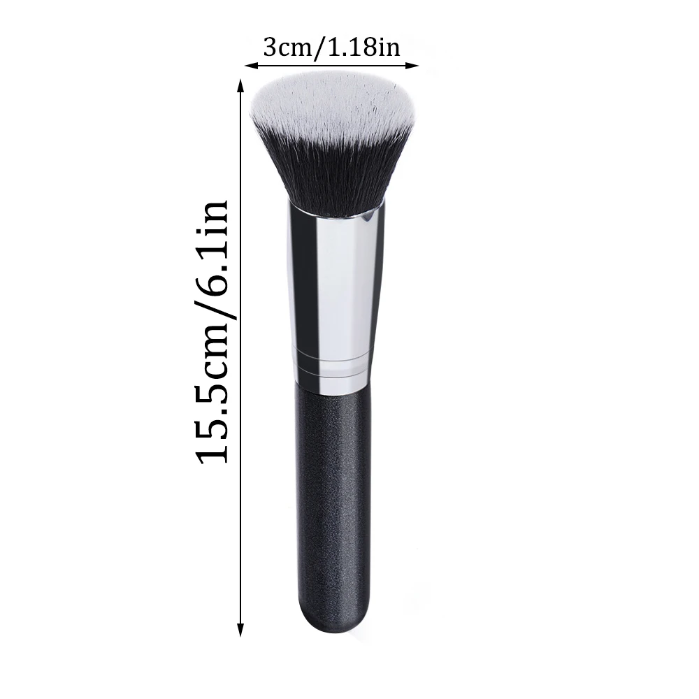 Single Large Flat Head Foundation Make-Up Brush, Portable Makeup Tool, Beauty Brush image 6