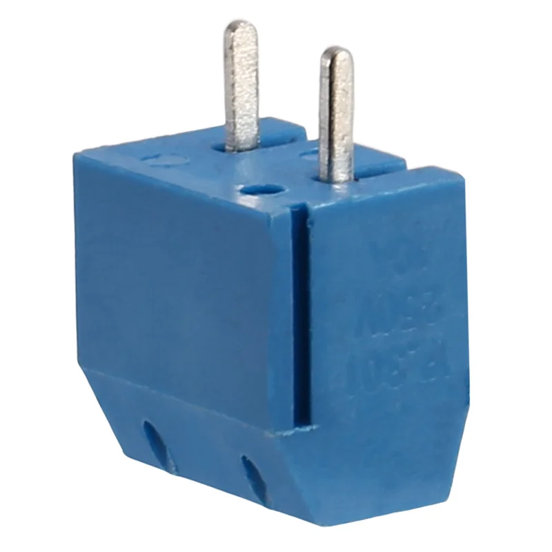 ABRU-2-Pin Screw Terminal Block Connector 5.08Mm Pitch Panel PCB Mount, 80Pcs