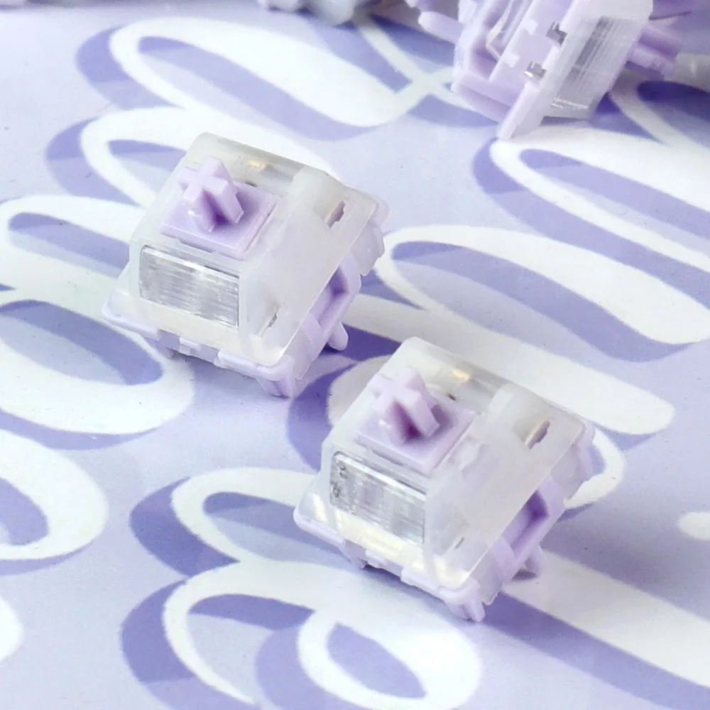 PH Little Rabbit Purple Linear Switch V2 5 pin Switch for Mechanical Keyboard 37g/28g
