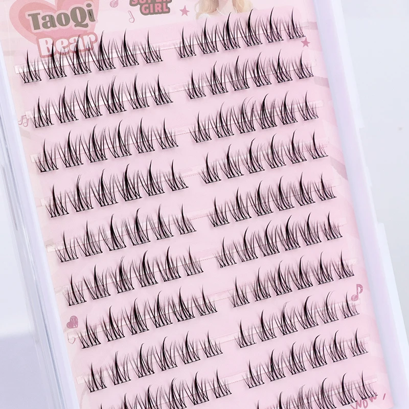 ​ 接着剤不要のひまわり型つけまつげ - ライトメイクやメイクなしの自然な輪郭を演出 ​