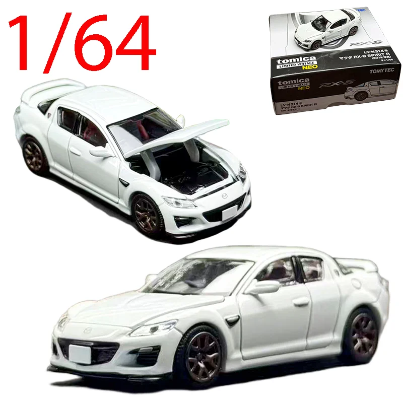 

TLV Tomica Diecast 1/64 Scale Mazda Alloy Car Model Mazda Rx-8 Play Vehicles Collectible Toys for Boys Original Box
