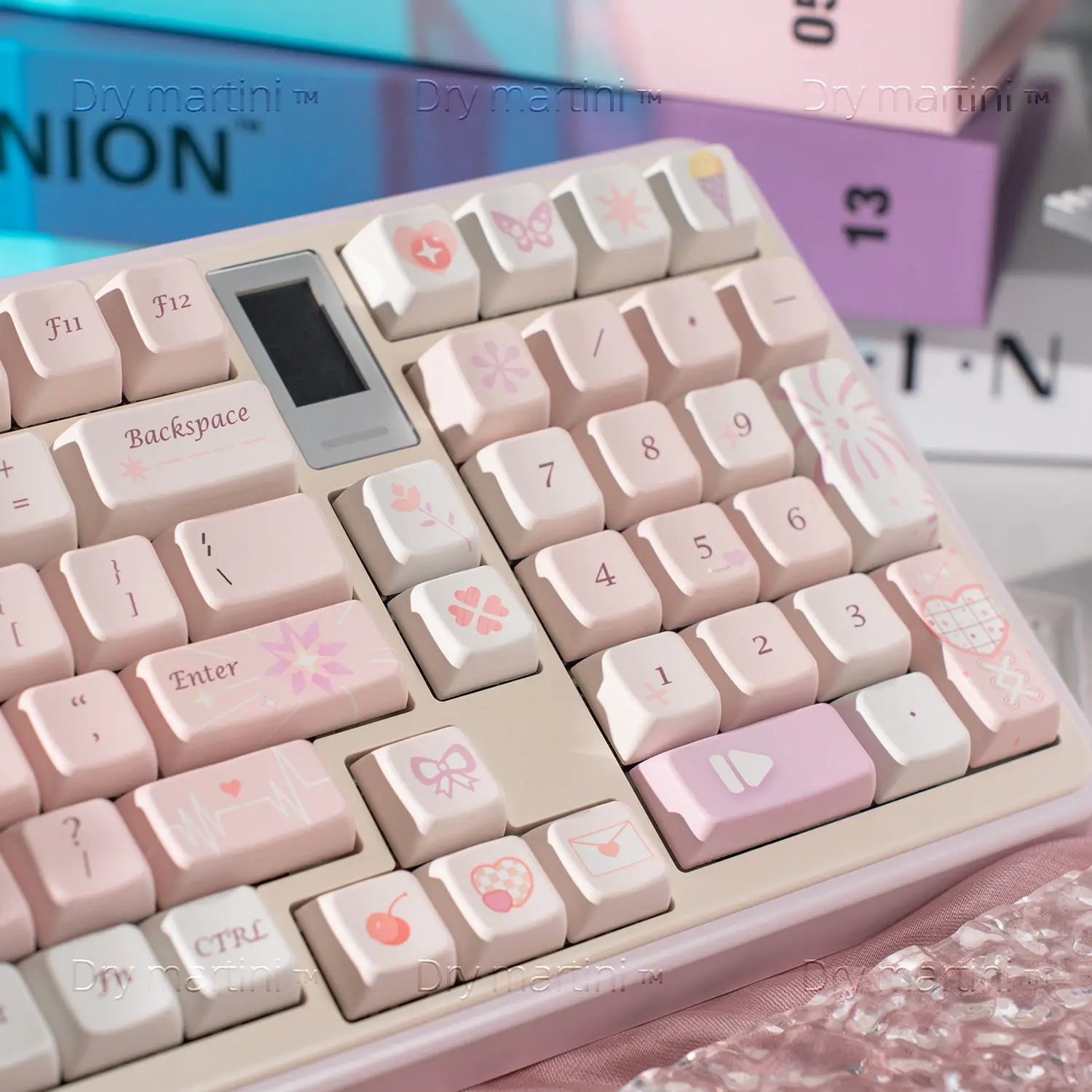 New MDA Keycap Drunk Moment Mechanical Keyboard Ball Cap Simple PBT Sublimation 61 68 75 87 98 108