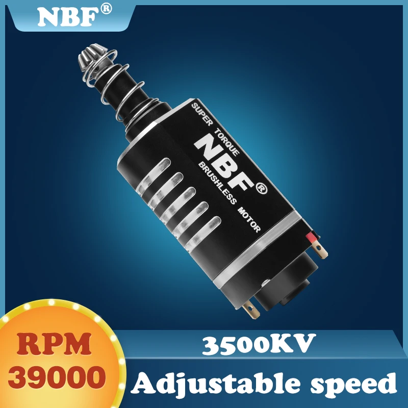 

NBF 4.0 Long Axis RPM39000 Brushless Motor KV3500 High Torque For Electric Water Ball Bullet Toy Parts Compatible with Gearbox